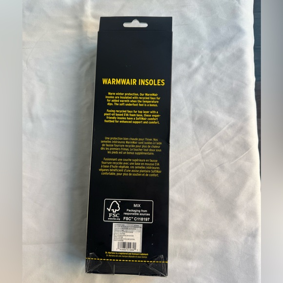 Dr. Martens WarmWair Insoles Black Women's US Size 6 - Picture 8 of 9